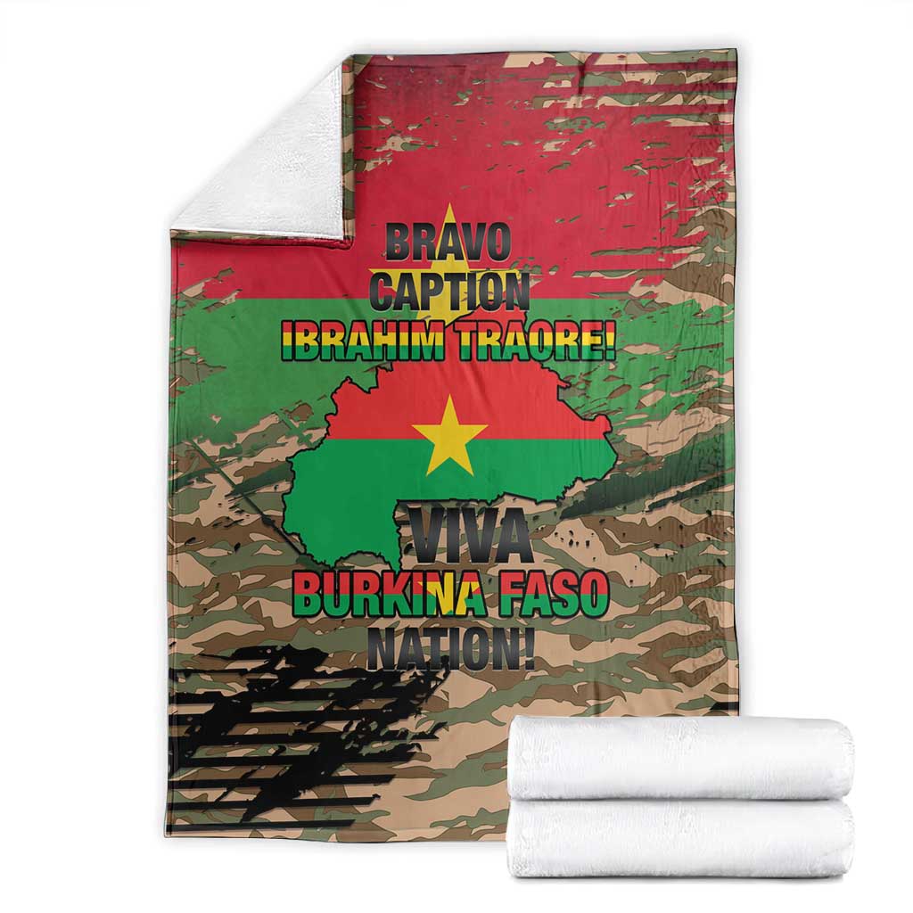 Bravo Caption Traore! Viva Burkina Faso Nation! Blanket LT15