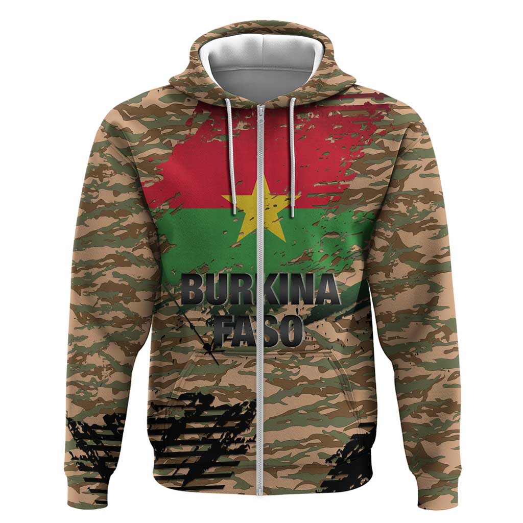 Burkina Faso Military Hoodie Bravo Caption Traore! Viva Burkina Faso Nation! LT15