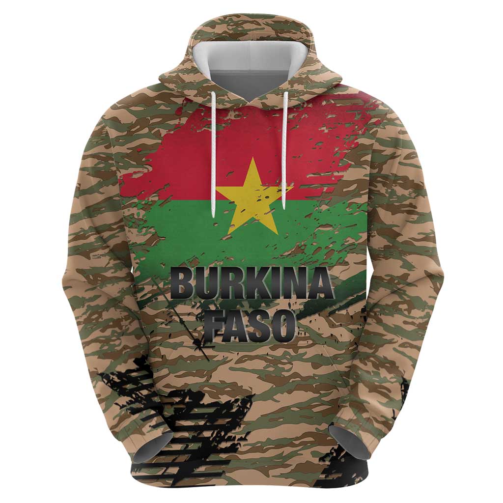 Burkina Faso Military Hoodie Bravo Caption Traore! Viva Burkina Faso Nation! LT15