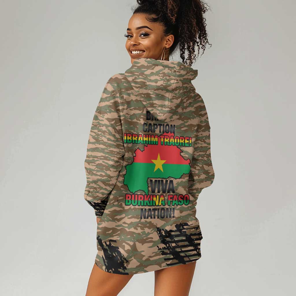 Bravo Caption Traore! Viva Burkina Faso Nation! Hoodie Dress LT15