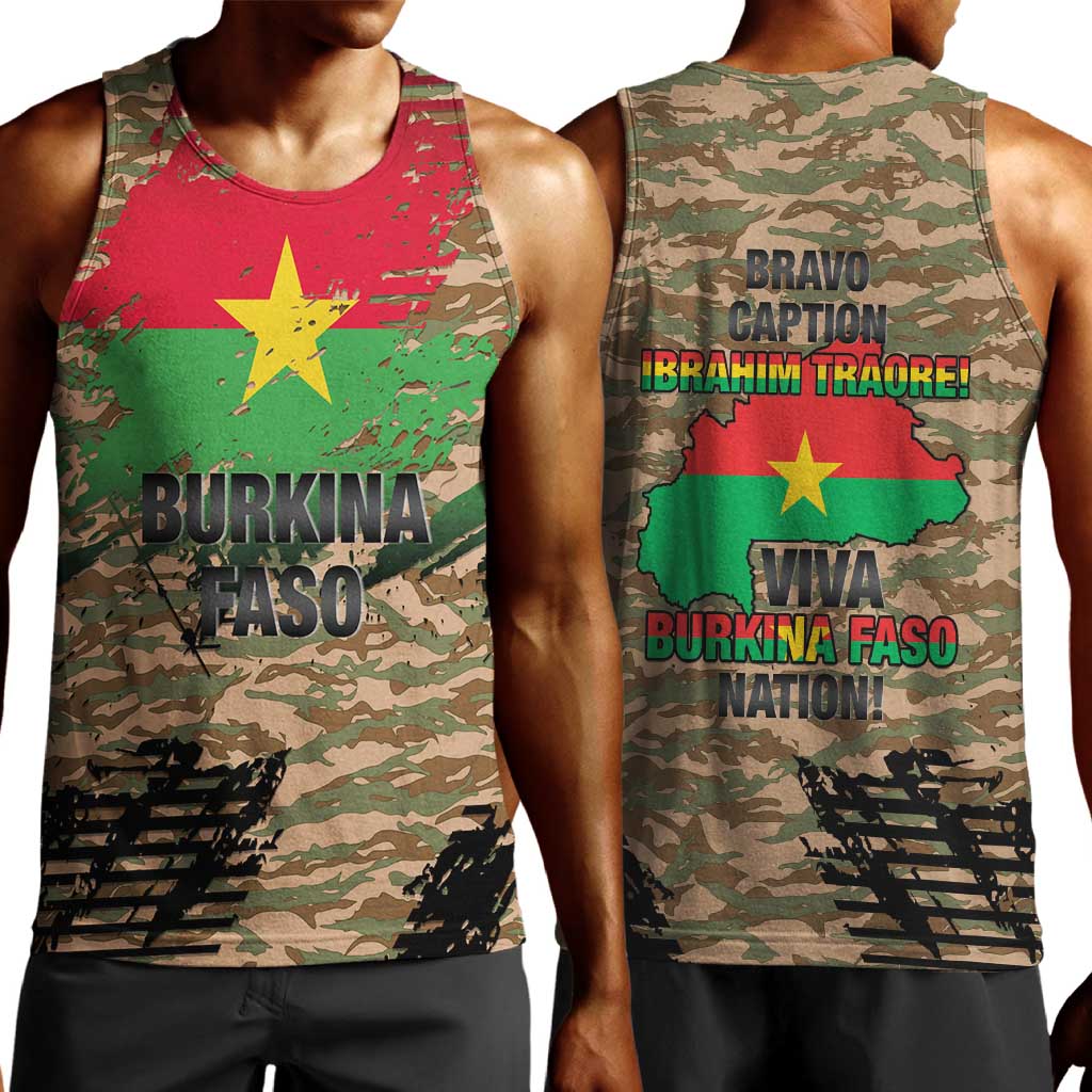 Bravo Caption Traore! Viva Burkina Faso Nation! Men Tank Top LT15
