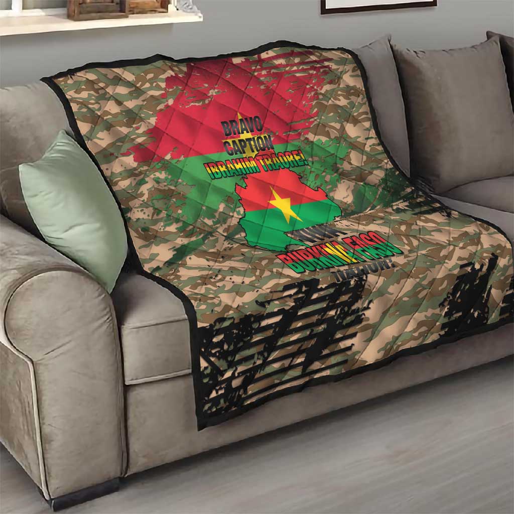 Bravo Caption Traore! Viva Burkina Faso Nation! Quilt LT15