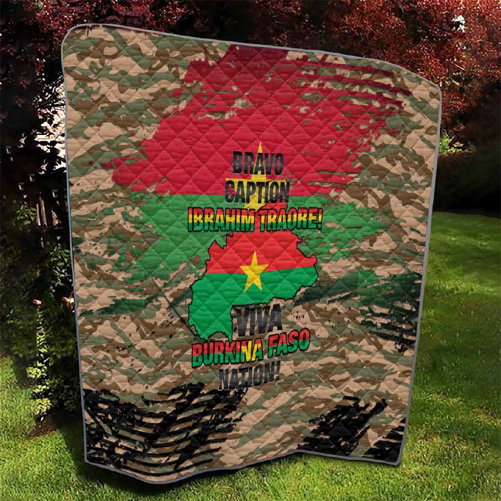 Bravo Caption Traore! Viva Burkina Faso Nation! Quilt LT15
