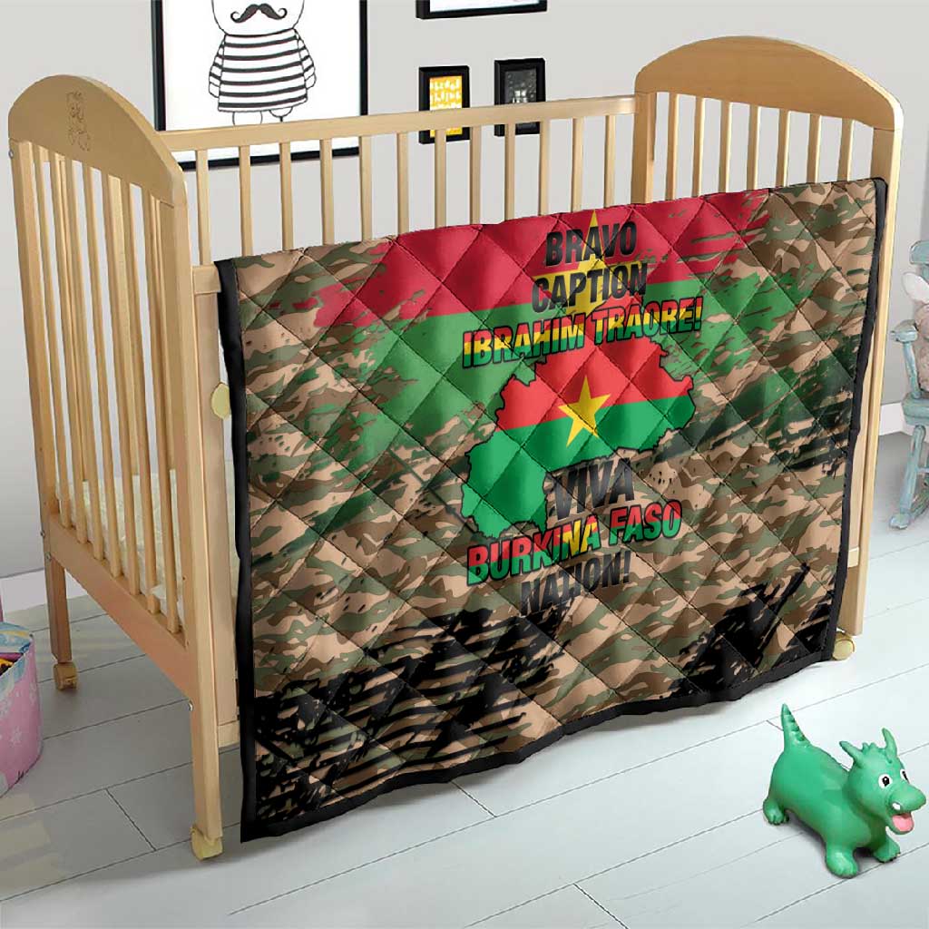 Bravo Caption Traore! Viva Burkina Faso Nation! Quilt LT15