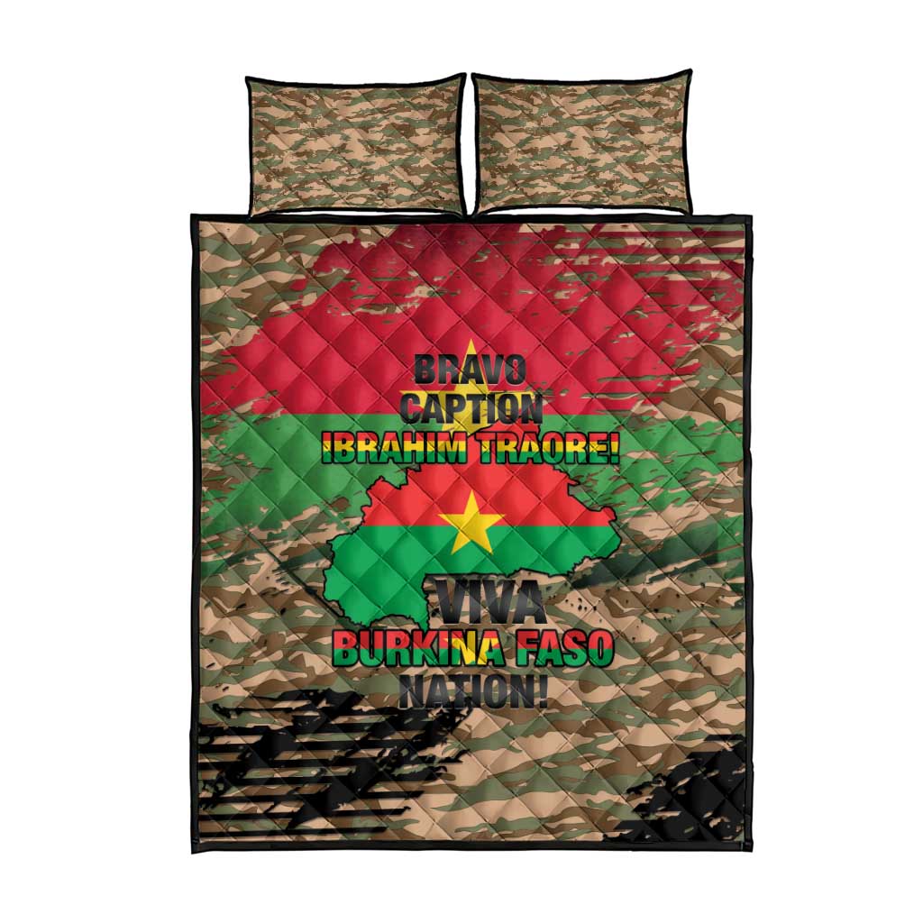 Bravo Caption Traore! Viva Burkina Faso Nation! Quilt Bed Set LT15
