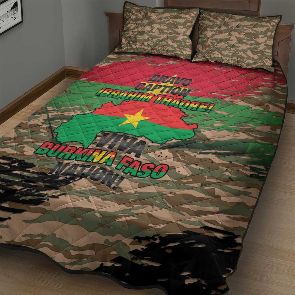 Bravo Caption Traore! Viva Burkina Faso Nation! Quilt Bed Set LT15