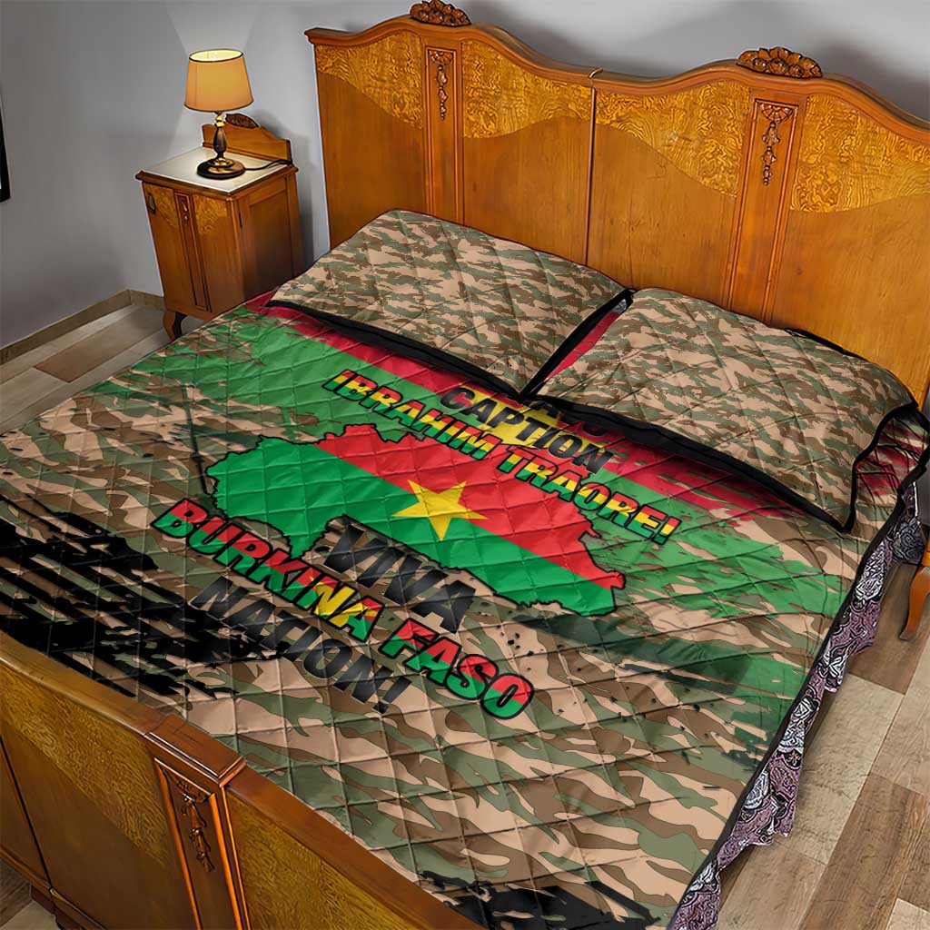 Bravo Caption Traore! Viva Burkina Faso Nation! Quilt Bed Set LT15