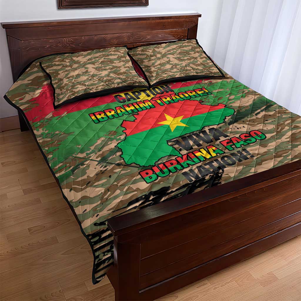 Bravo Caption Traore! Viva Burkina Faso Nation! Quilt Bed Set LT15