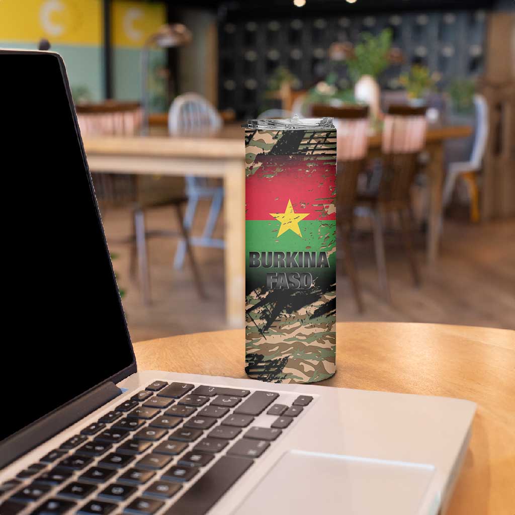 Bravo Caption Traore! Viva Burkina Faso Nation! Skinny Tumbler LT15