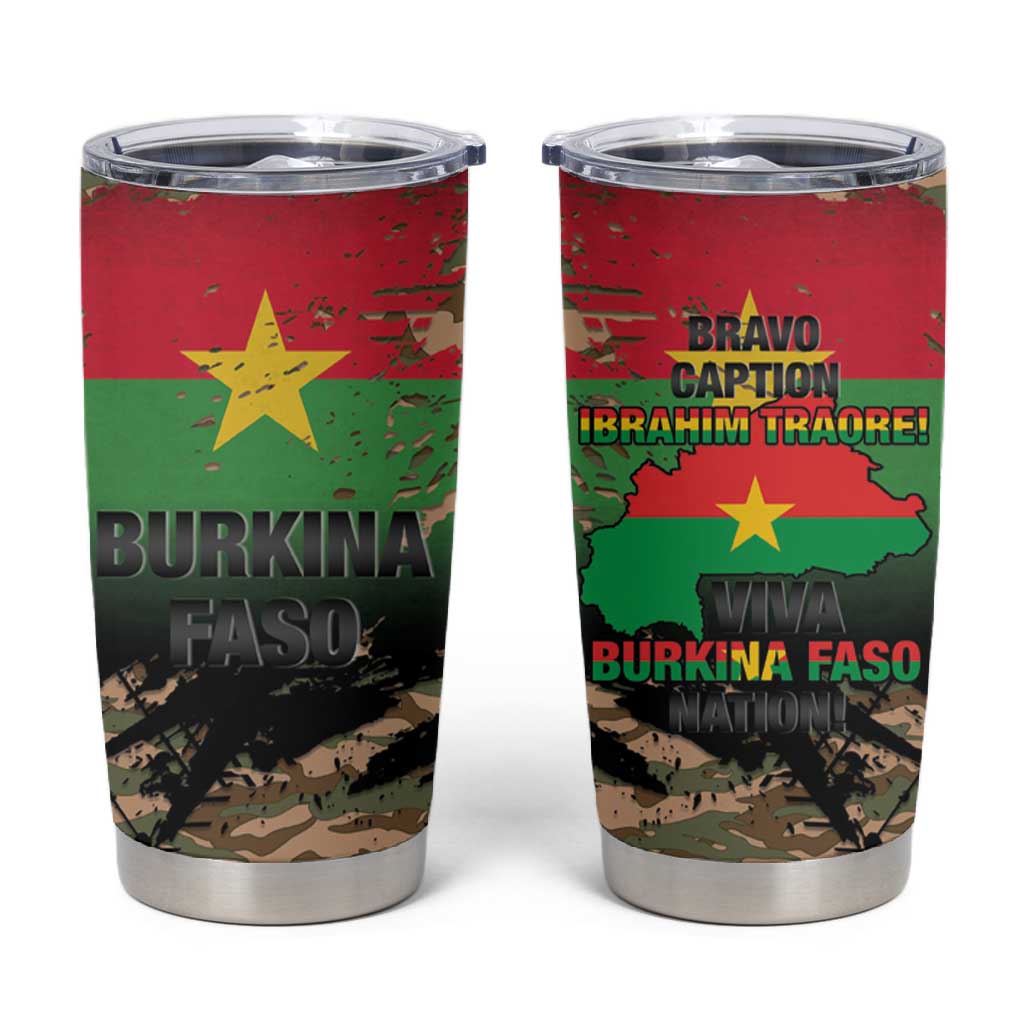 Bravo Caption Traore! Viva Burkina Faso Nation! Tumbler Cup LT15