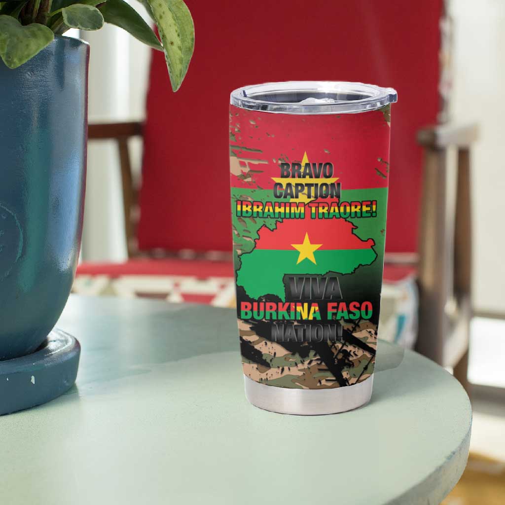 Bravo Caption Traore! Viva Burkina Faso Nation! Tumbler Cup LT15