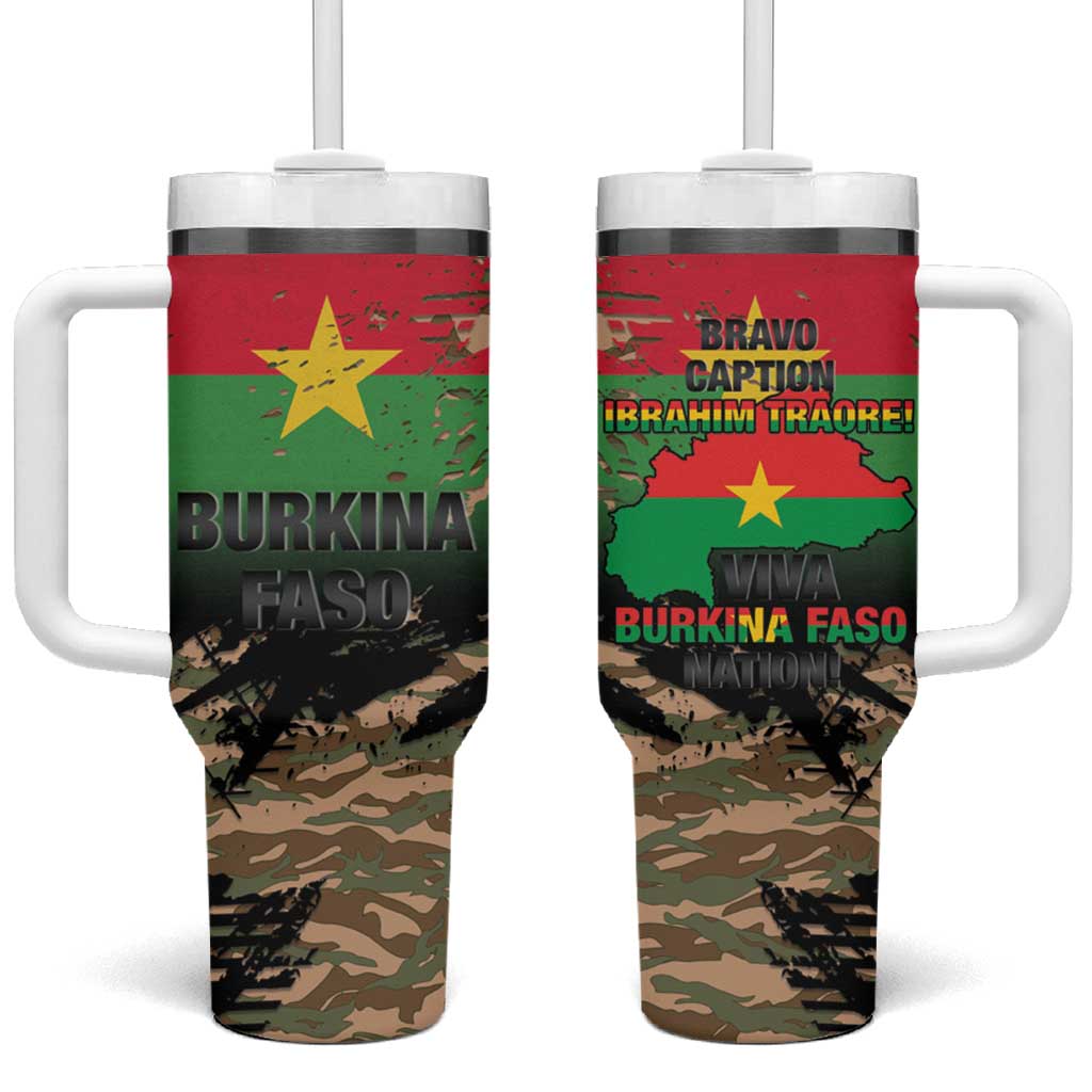 Bravo Caption Traore! Viva Burkina Faso Nation! Tumbler With Handle LT15