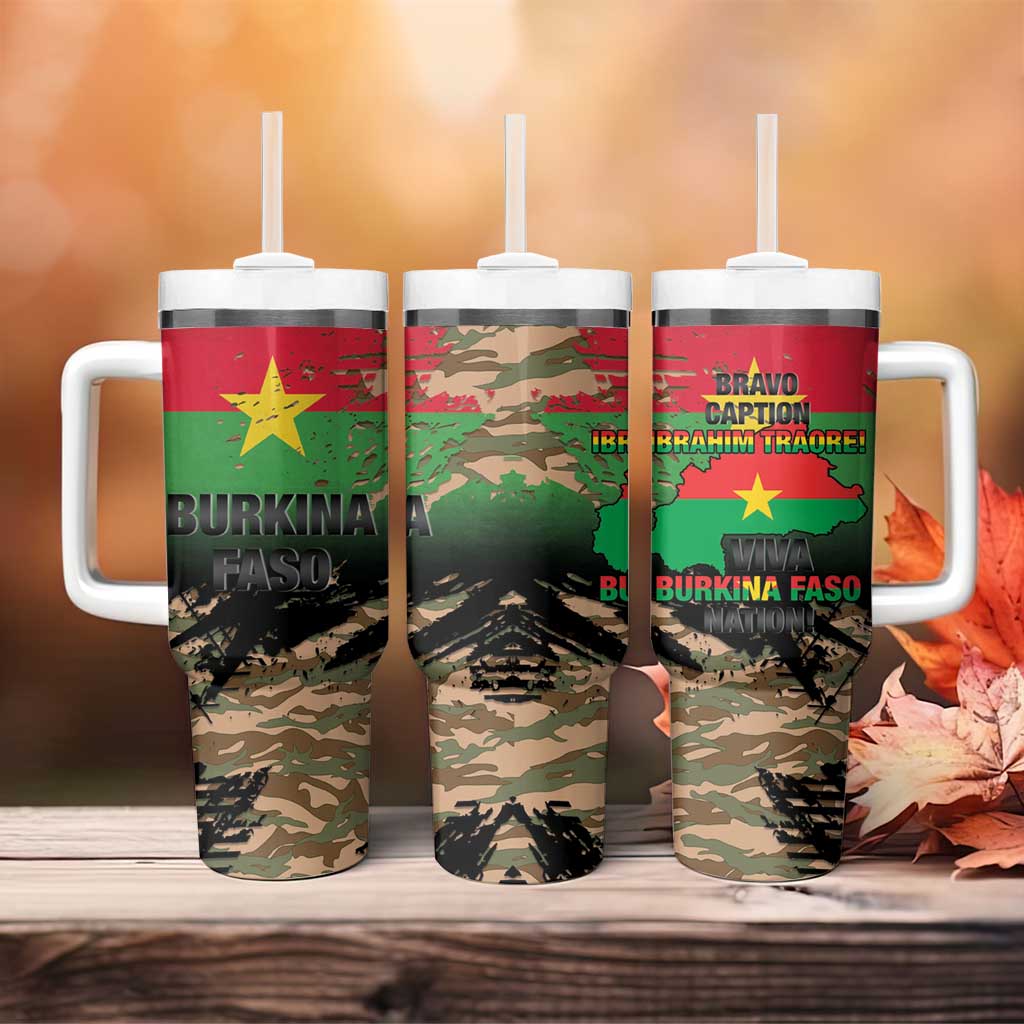 Bravo Caption Traore! Viva Burkina Faso Nation! Tumbler With Handle LT15