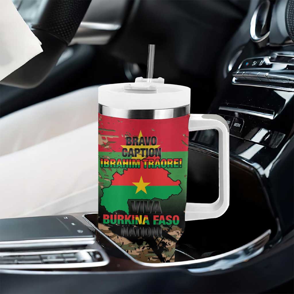 Bravo Caption Traore! Viva Burkina Faso Nation! Tumbler With Handle LT15