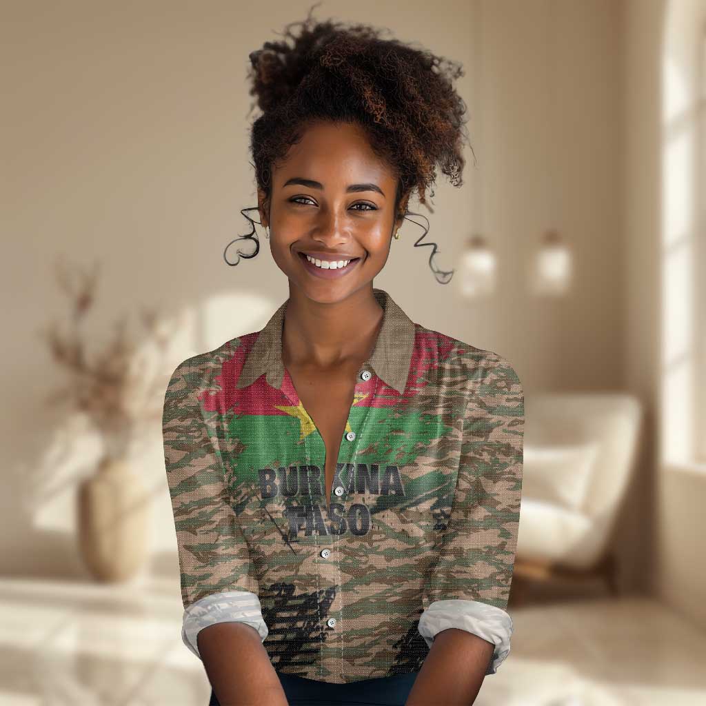 Bravo Caption Traore! Viva Burkina Faso Nation! Women Casual Shirt LT15
