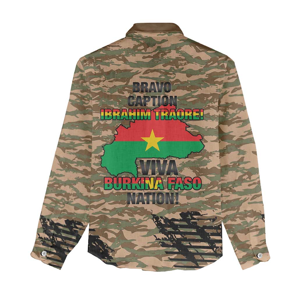 Bravo Caption Traore! Viva Burkina Faso Nation! Women Casual Shirt LT15