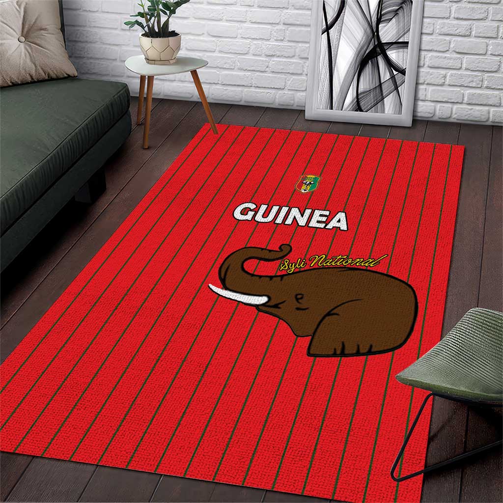 Guinea Football Area Rug Allez Syli National LT15