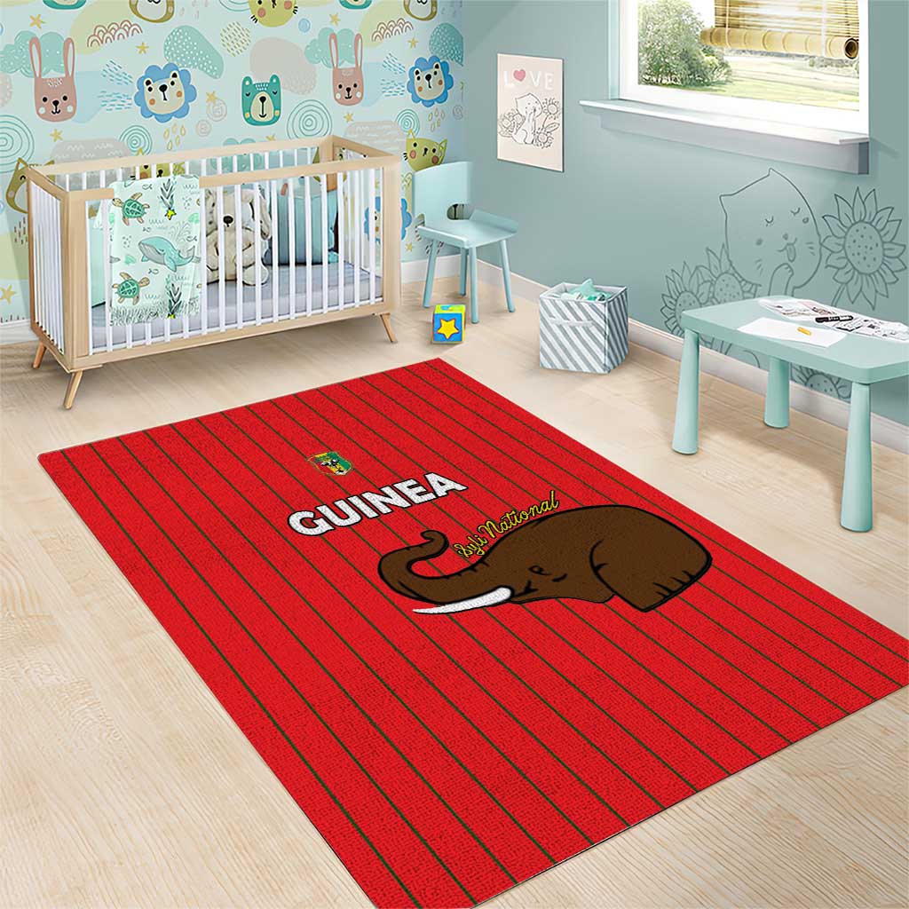 Guinea Football Area Rug Allez Syli National LT15
