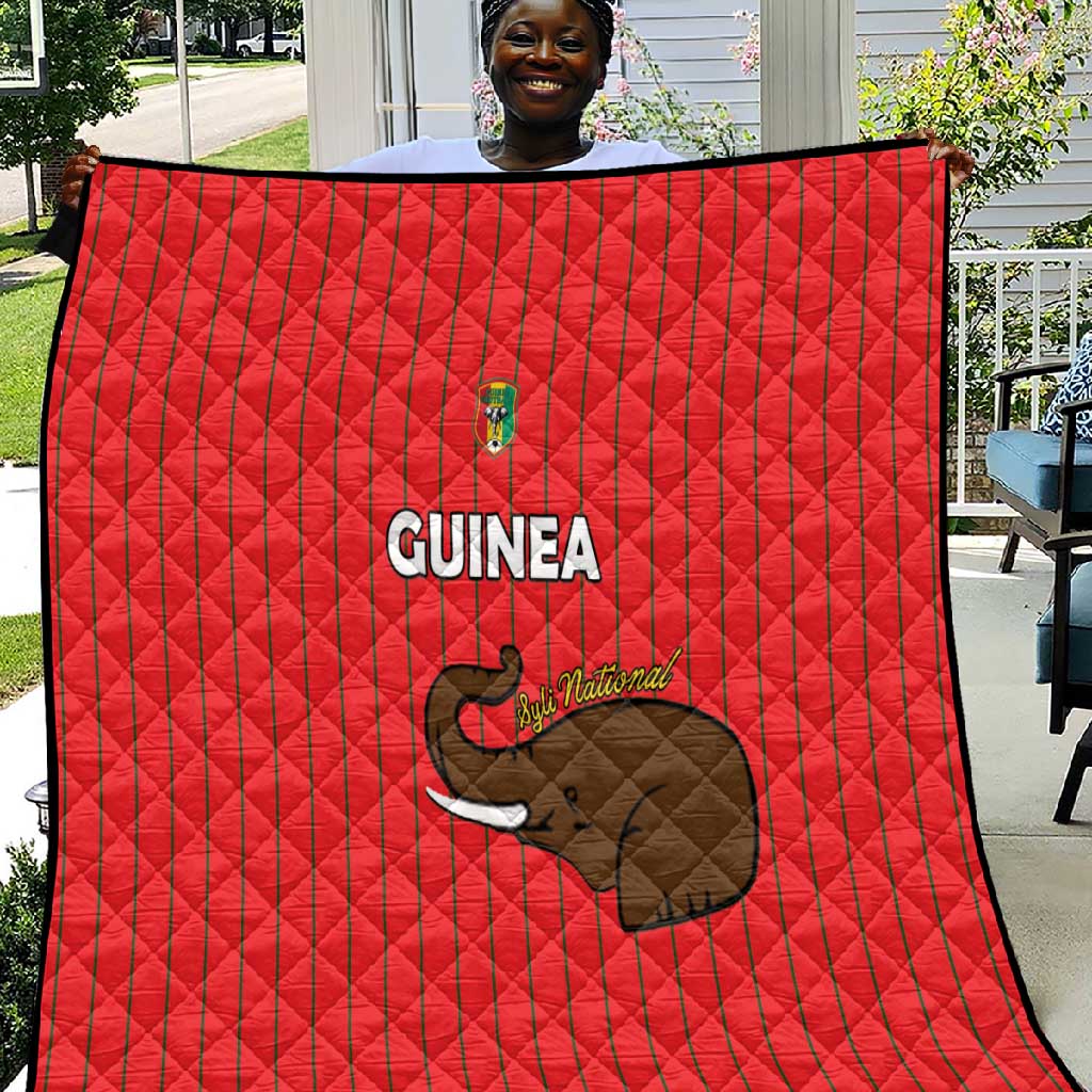 Guinea Football Quilt Allez Syli National LT15