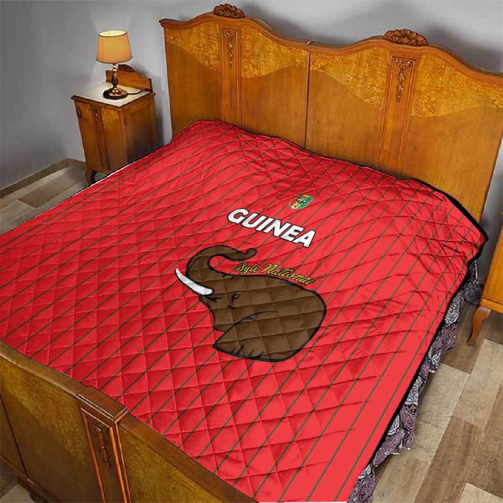 Guinea Football Quilt Allez Syli National LT15