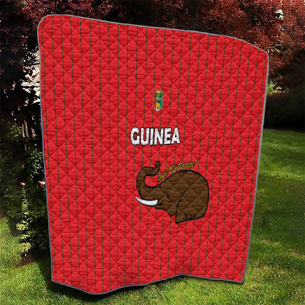 Guinea Football Quilt Allez Syli National LT15