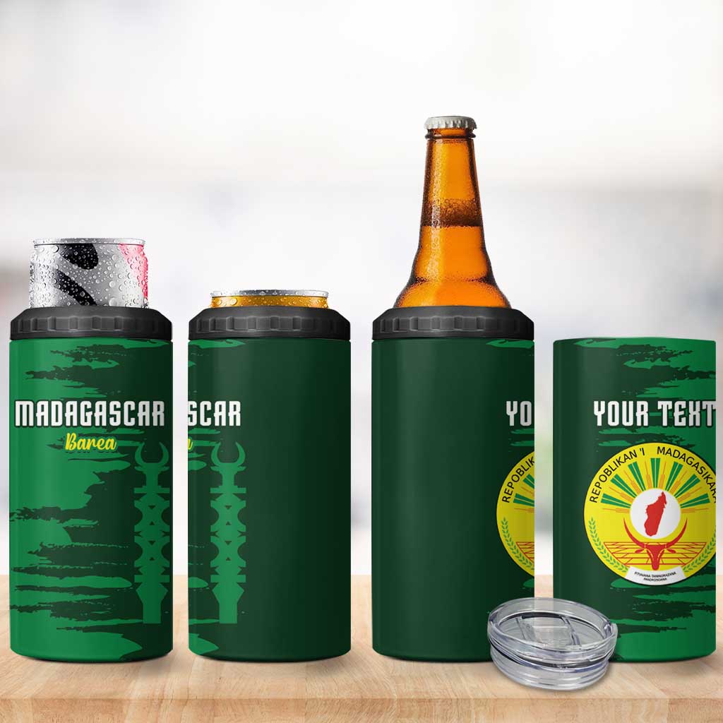 Madagascar Football Custom 4 in 1 Can Cooler Tumbler Go Champions LT15