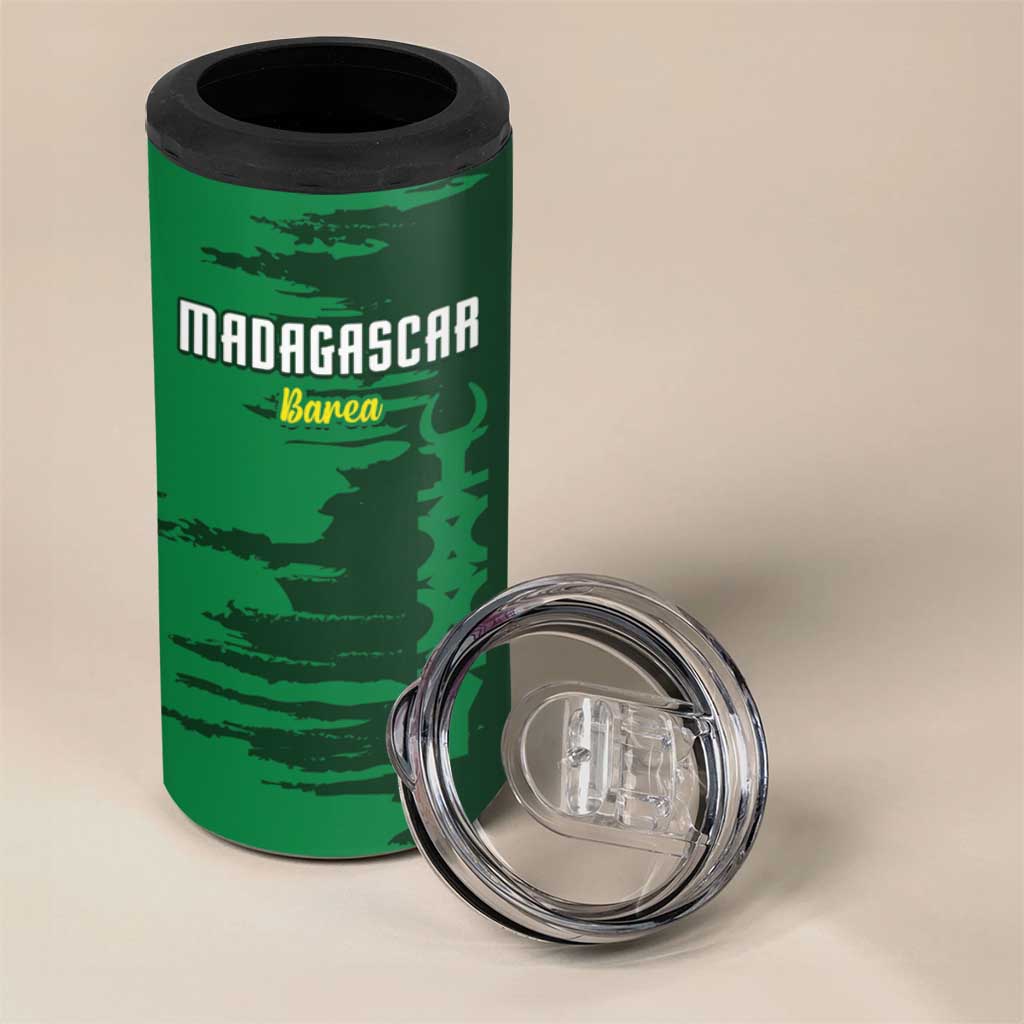Madagascar Football Custom 4 in 1 Can Cooler Tumbler Go Champions LT15
