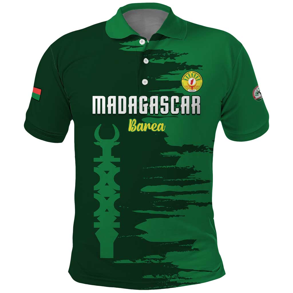 Custom Madagascar Football Polo Shirt Go Barea LT15