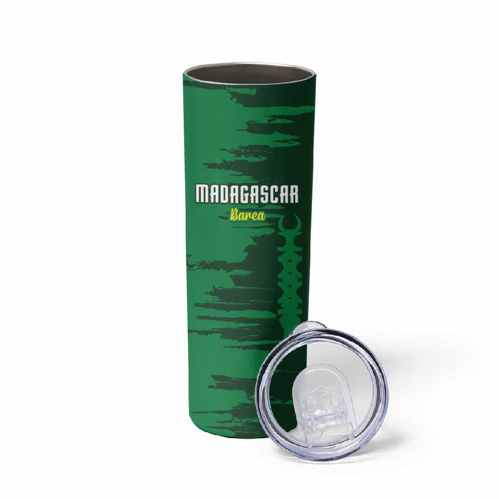 Madagascar Football Custom Skinny Tumbler Go Champions LT15
