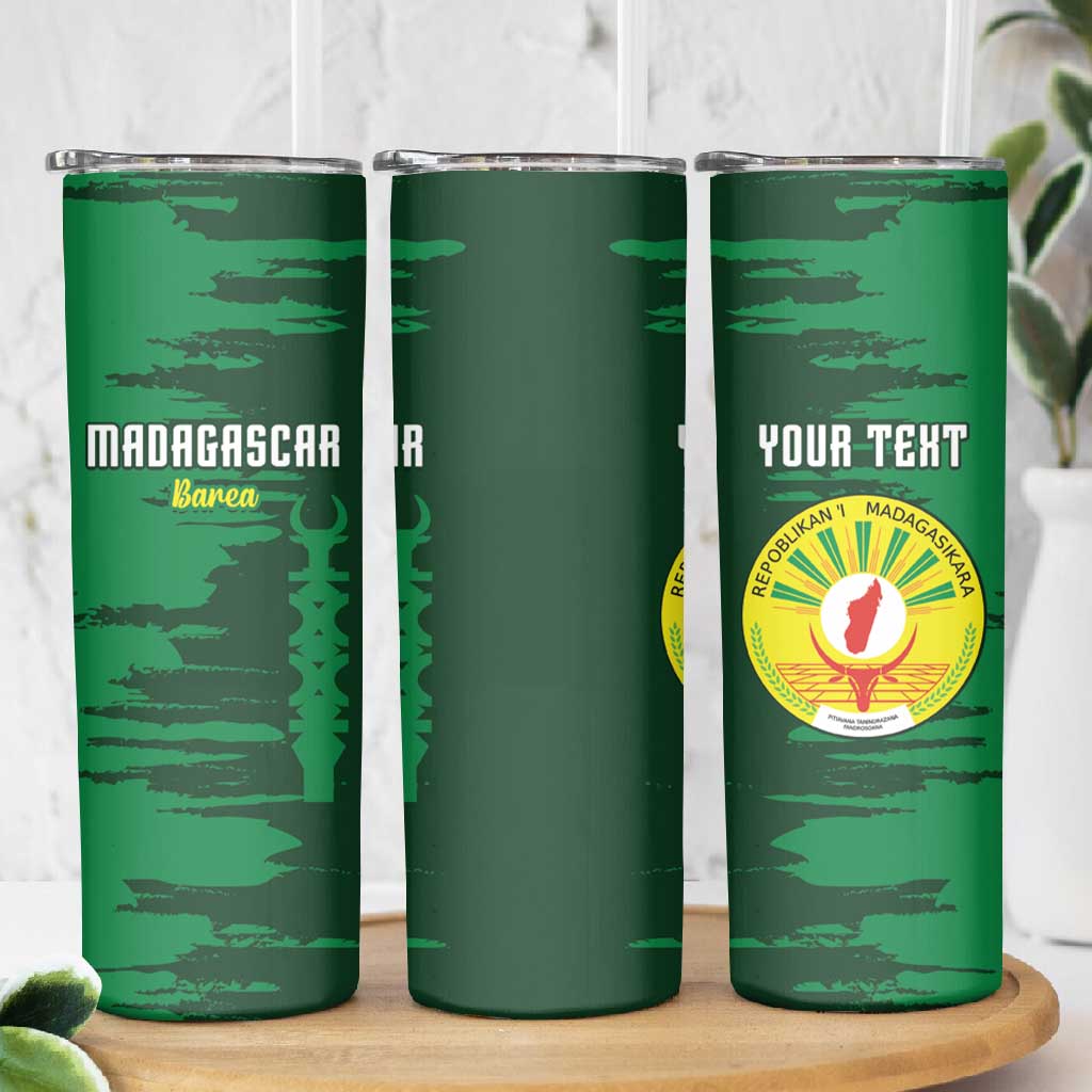 Madagascar Football Custom Skinny Tumbler Go Champions LT15