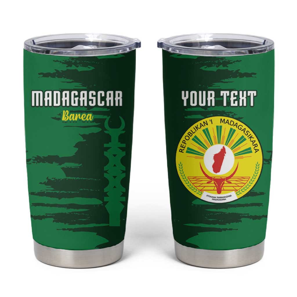 Madagascar Football Custom Tumbler Cup Go Champions LT15