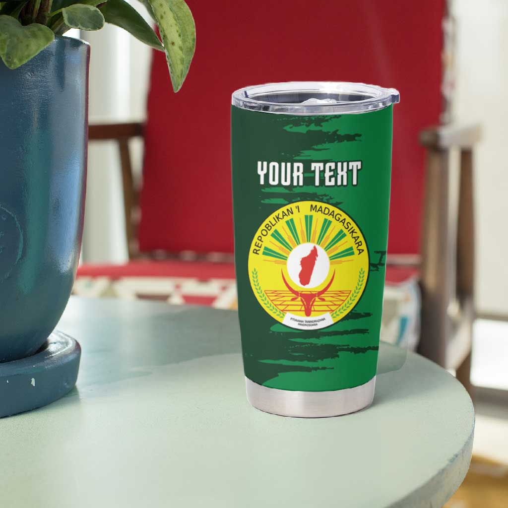 Madagascar Football Custom Tumbler Cup Go Champions LT15