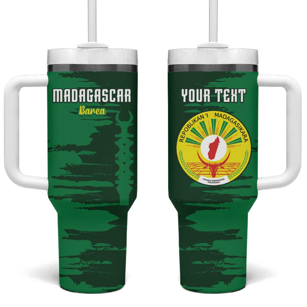 Madagascar Football Custom Tumbler With Handle Go Champions LT15