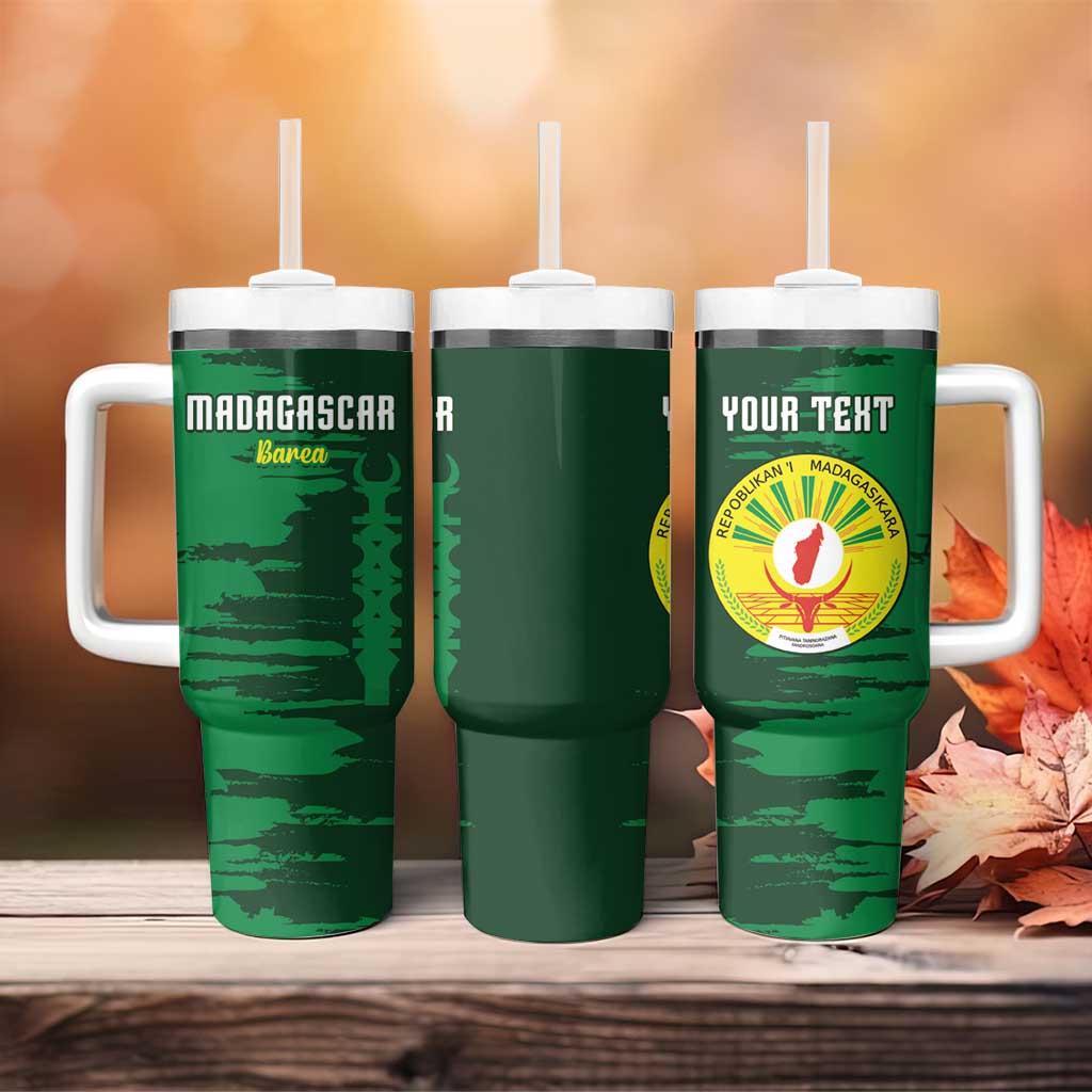 Madagascar Football Custom Tumbler With Handle Go Champions LT15