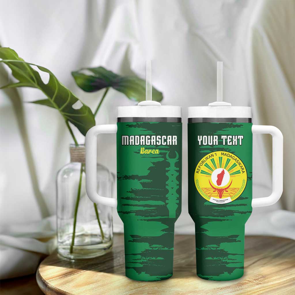 Madagascar Football Custom Tumbler With Handle Go Champions LT15