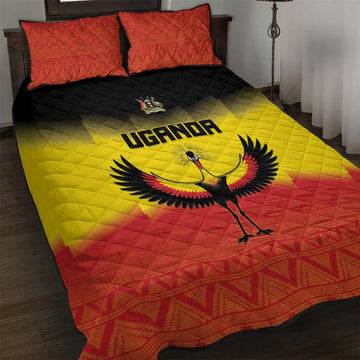 Uganda Football Quilt Bed Set Go Champions LT15