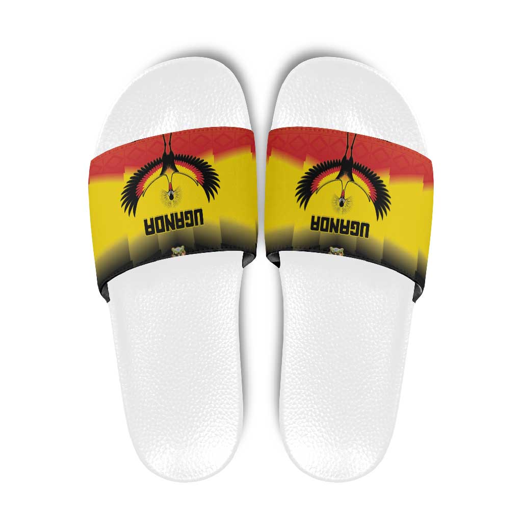 Uganda Football Slide Sandals Go Cranes Go LT15