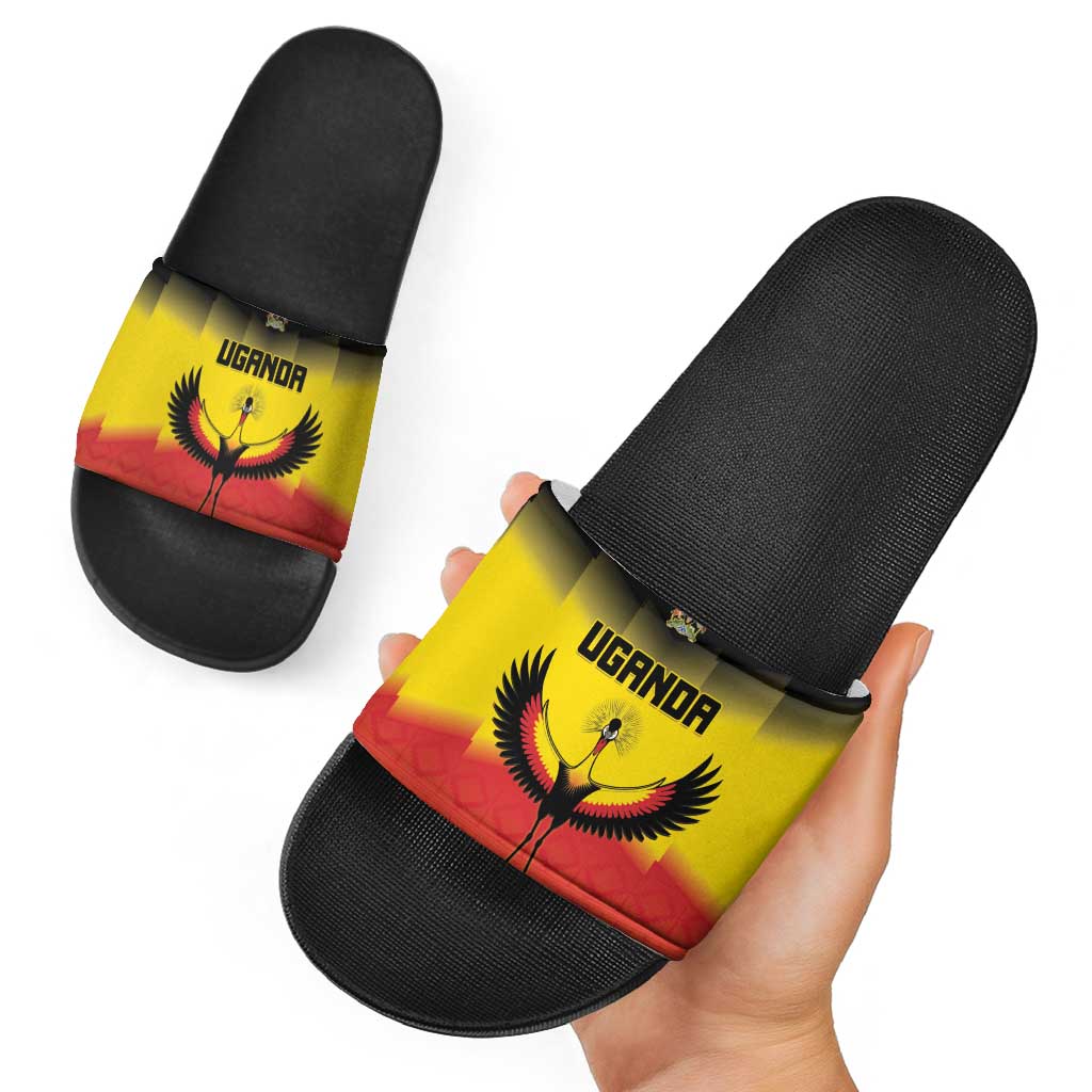Uganda Football Slide Sandals Go Cranes Go LT15