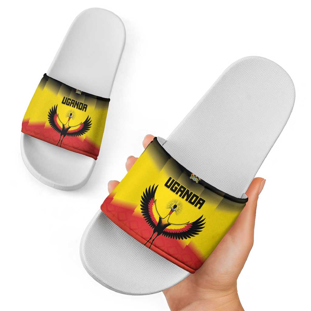 Uganda Football Slide Sandals Go Cranes Go LT15