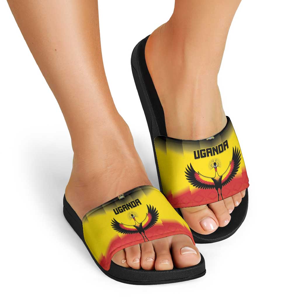 Uganda Football Slide Sandals Go Cranes Go LT15