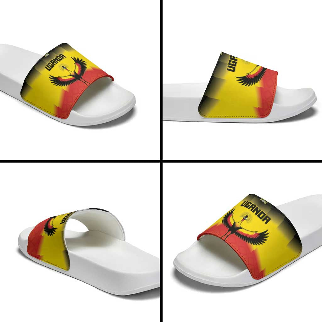 Uganda Football Slide Sandals Go Cranes Go LT15