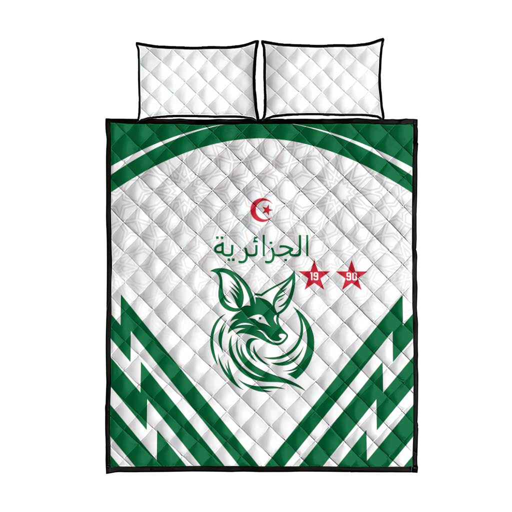Algeria Football Quilt Bed Set Go Champions LT15