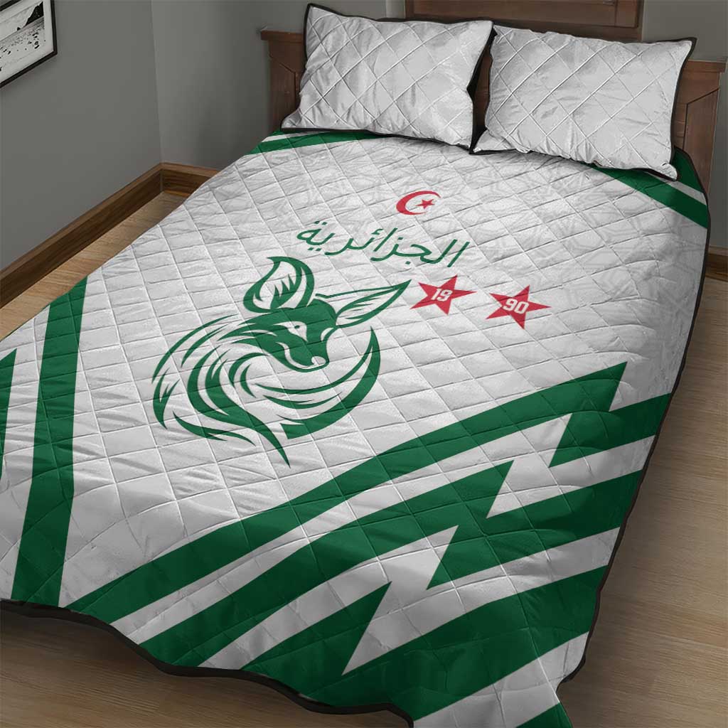 Algeria Football Quilt Bed Set Go Champions LT15