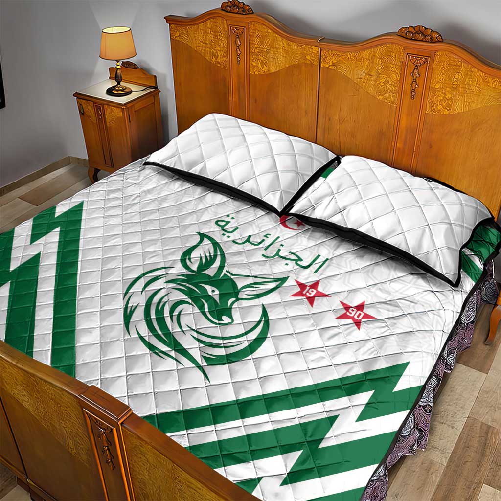 Algeria Football Quilt Bed Set Go Champions LT15
