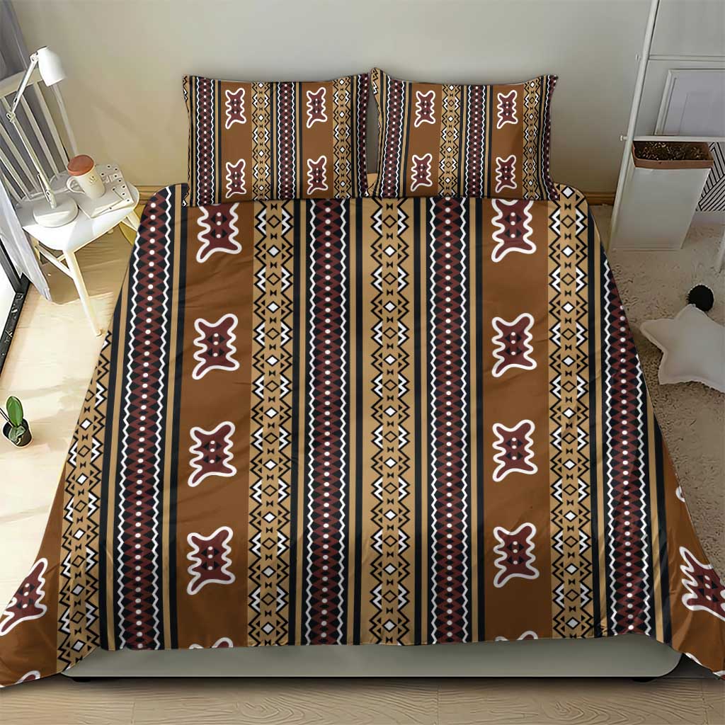 Mali Mud Cloth Bedding Set Traditional Bologan Pattern LT15
