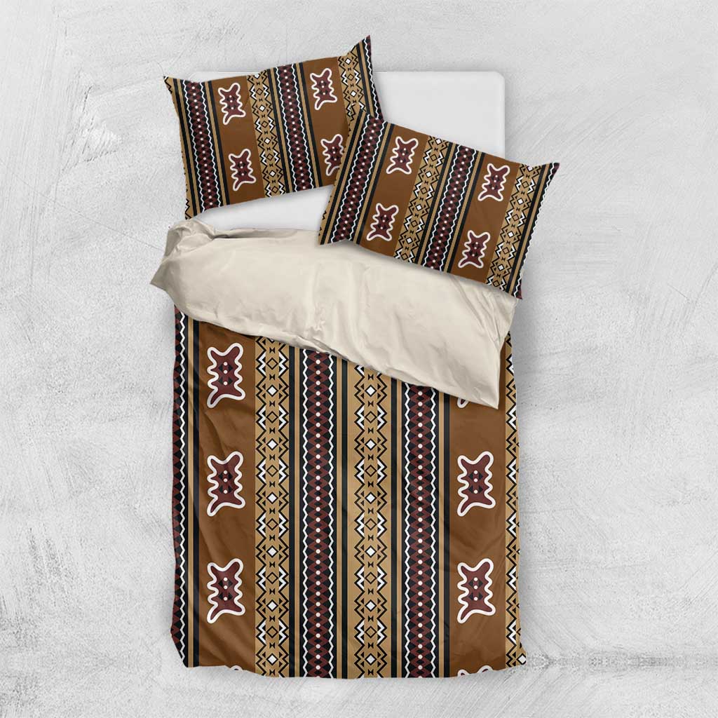 Mali Mud Cloth Bedding Set Traditional Bologan Pattern LT15