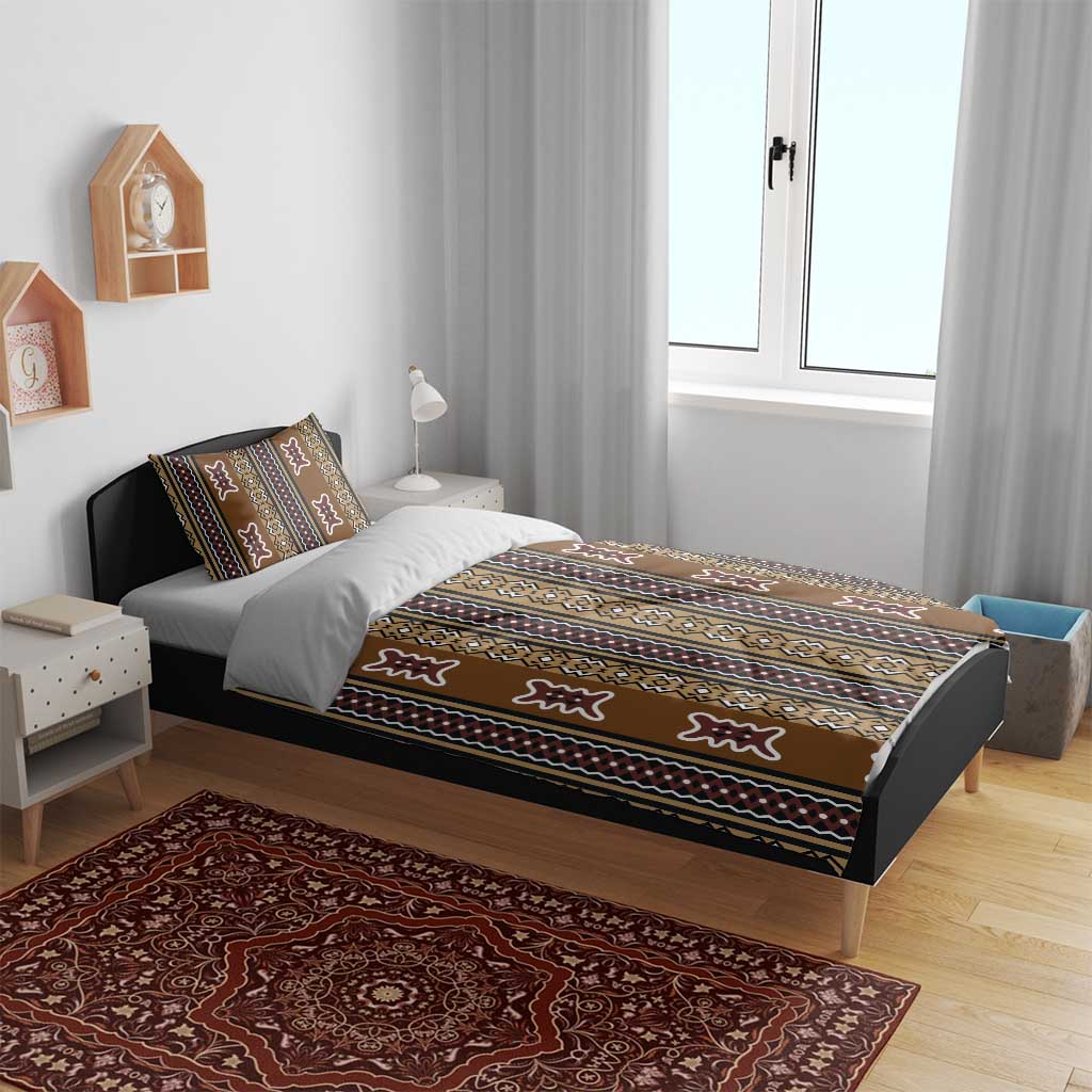 Mali Mud Cloth Bedding Set Traditional Bologan Pattern LT15