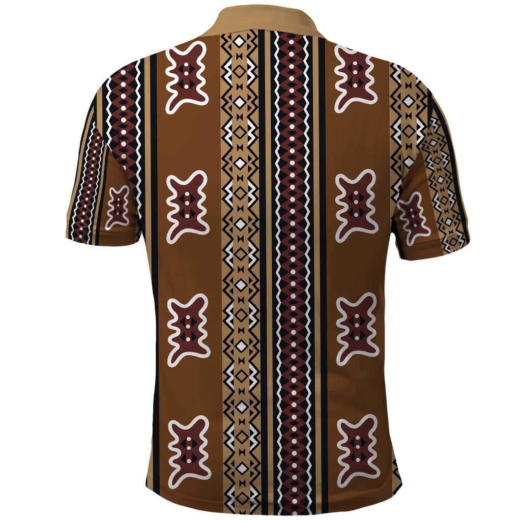 Mali Bologan Mud Cloth Pattern Polo Shirt LT15