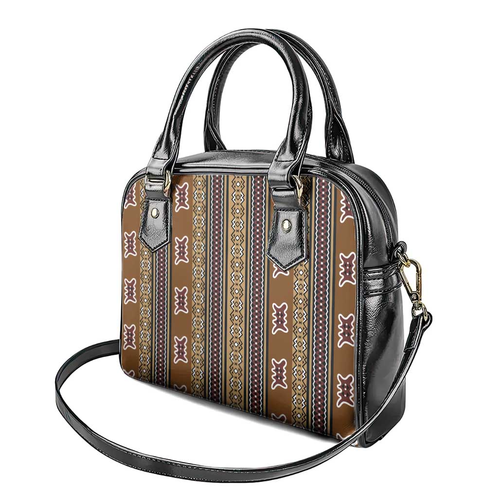 Mali Bologan Mud Cloth Pattern Shoulder Handbag LT15