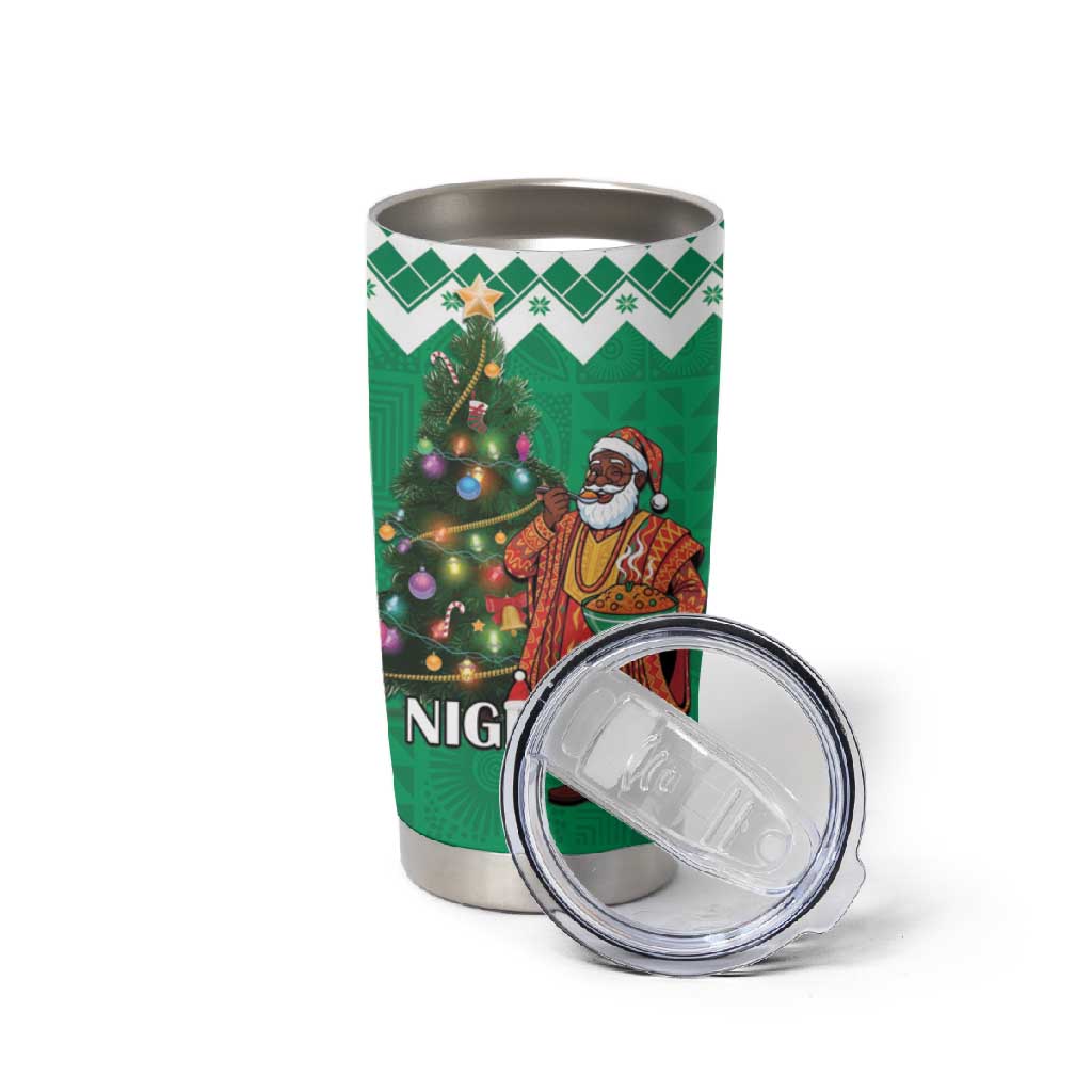 Afro Christmas in Nigeria Tumbler Cup Eku Odun Eku IyeDun LT15